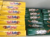 Tofiluk 33g and safari 32g  1 Box 12 pcs