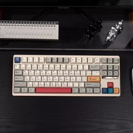 【Keycap Only】Retro Grey C64 Keycaps 145 Keys PBT Dye-sub Cherry Profile For Cherry MX Switch Customi