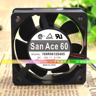 Ready Stock Quick Shipping SANYO/SANYO San Ace 60 109R0612S405 12V 0.17 A 6CM 6025 Fan