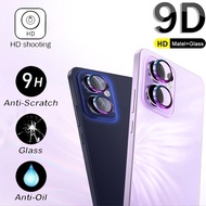 9H Spiral CD Pattern Metal Aluminum Alloy Camera Lens Tempered Glass Film For OPPO Reno 13 Pro Anti-