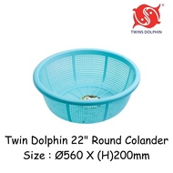 Twin Dolphin Round Colander / Penapis Bulat