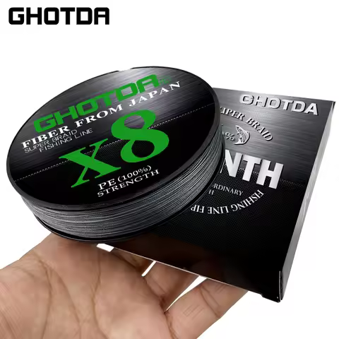 GHOTDA Multifilament Fishing Line Peche Sea Spinning Fishing Line X8 Fishing Trip Accessories 100M 1