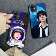 bts Jin Wootteo The Astronaut phone protect case For iphone 13 14, 7 , X , XS , XR , XSMax 11pro 12 pro 13 pro promax black soft silicone phone case cover