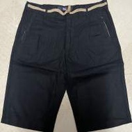 全新Burberry Black Label 麻棉短褲