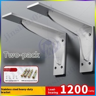 Stainless steel thickened triangular support frame, wall-mounted desk suspended bracket, wall-mounte