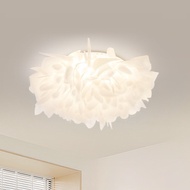 Cream Style Romantic Petal Chandelier Designer Style Master Bed Light ins Style Influencer Warm Mode