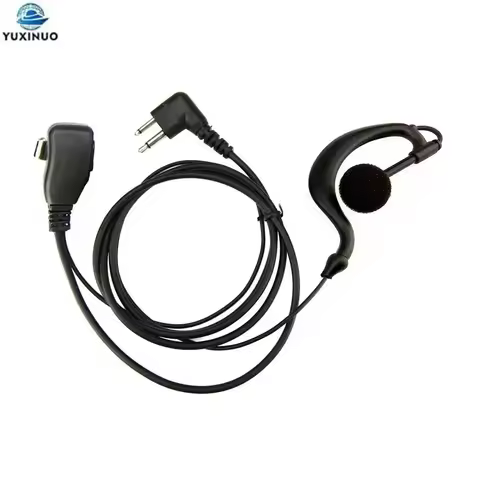 2-Pin PTT Mic Microphone Earpiece Headset for Motorola GP88S GP300 GP68 GP88 GP3188 CP88 CP040 CP100