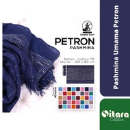 KATUN Petron Hijab Petron Cotton Pashmina Motif