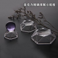506 Acrylic Crystal Ball Display Base Glass Ball Agate Bead Display Stand Round Specimen Display Sta