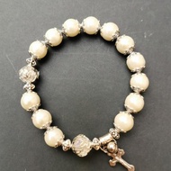 All Saints 10Mm Pearl Rosary Bracelet