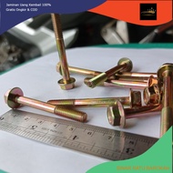 RATU FLANGE BOLT M6X50 / HAT BOLT M6