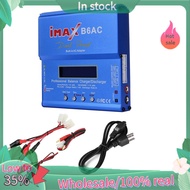 For  B6AC 80W RC Balance Charger+ Cable Digital Li-Ion LiFe Nimh Nicd PB Lipo Battery Discharger US 