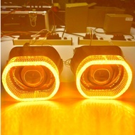 Bi LED lens Projector 3 Inches Green HD 12V 150W 5D i7 O After-Sales Service Bangkok. Car h4 h7 h1 h