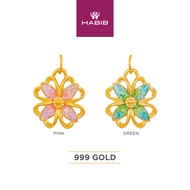 HABIB 999/24K Yellow Gold Pendant 9GP00