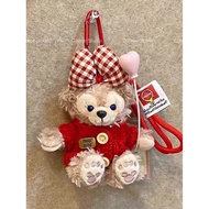 keychain keychain cute Niche Bag Pendant Duffy Bear Plush Doll Keychain Shirley Rose Car Keychain Be