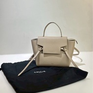 Celine｜belt nano 燕麥色