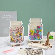 Kids Reward Jar With 25Pcs Tokens Chore Chart Megnetic Classroom Reward Jar With Star Chart Reward J