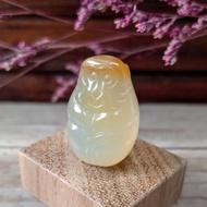 小雕件 小品動物-猴 黃玉髓