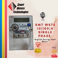SMT WS72  10(100)A Single Phase Digital Energy Kwh Meter With SIRIM Approval