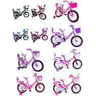 80% CBU SIAP PASANG CANDY PHILLIP 16'' inch kids bicycle 4 - 7 tahun basikal 16'' inci budak&amp;kanak basket bottle carrier