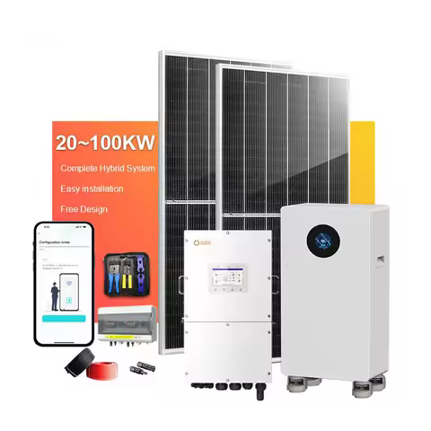 Solis S6 16KW 20KW 30KW 40KW 50KW Hybrid 3-Phase Solar Generator Factory Villa Off Grid Inverter Lit