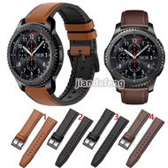 Leather Silicone Strap Sports Waterproof Band For Samsung Gear S3 Frontier