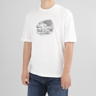 Ea7 Men's Loose Short-Sleeved T-Shirt Loose Casual All-Match