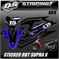 HONDA SUPRA X 125 STRIPIN STICKER CODE 01