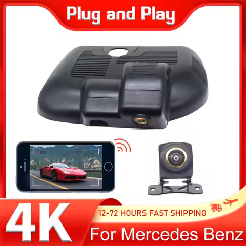 For Mercedes Benz MB GLA H247 GLA180 GLA200 GLA220 GLA250 2024 2025 4K Plug and Play DashCam Video R