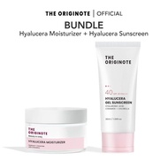 The Originote Bundle Hyalucera Gel Sunscreen SPF 40 PA+++ dan Hyalucera Moisturizer Gel