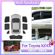 For Toyota bZ4X 2022-2025 Side Window Sunshade Curtain Sun Block Privacy Shield Easy Install Perfect