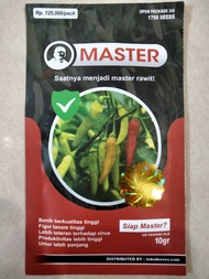 Benih Cabe Rawit MASTER 10 Gram - Bibit Cabai MASTER - Crm Kaliber Maruyung Absolut Shypoon sipon sh