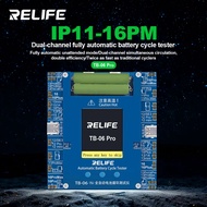 RELIFE TB-06 Pro Dual-channel Fully Automatic Battery Cycle Tester for Phone 11-16 Series Automatic 