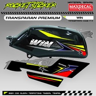 WIN Striping WIN Sticker Variation WIN UV TRANSPARENT CODE F.11 PREMIUM MAXDECAL MATERIAL