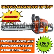 OGAWA 18' 20' Chainsaw HIGH PERFORMANCE ENGINE JAPAN TECH CHAINSAW/ MESIN POTONG KAYU/MESIN POTONG POKOK