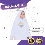 TUDUNG LABUH SEKOLAH PUTIH ( BIDANG 60” KAIN KOSHIBO ) - TL001