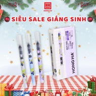 Hong Ha Minions gel Pen Box of 12 0.5mm nibs - HH 210 (Blue, black, purple) - 2760