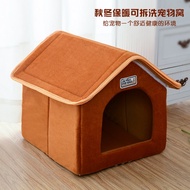 ❧Dog House Dog House Dog House Dog Winter Supplies Dog House Dog House Indoor Removable and Washable Winter Warm All Sea