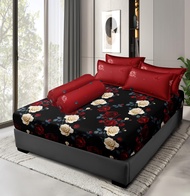 Lady Rose - Sprei King 180x200 Tinggi 20 Bantal 4 - Poppy