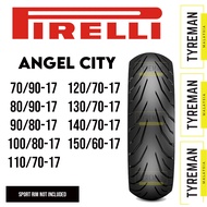 TAYAR MOTOSIKAL PIRELLI Angel CiTy CT 70/90-17 &gt; 150/60-17 TL TYRE (LC135, RS150, RSX, Y15) (TAYAR KERAS TAHAN LAMA)