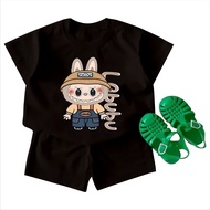 App Stelan Anak Labubu Collection Kaos Atasan Labubu 03 Korea Bangkok Monster Labubu Kaos Couple Kel