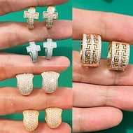 CLOVER DIAMOND EARRINGS FASHION DIAMOND EARRINGS VERSACE EARRINGS