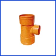 ➬ ♕ ◧ MOLDEX Orange PVC Fittings -TEE REDUCER (3" x 2", 4" x 2", 4" x 3"}