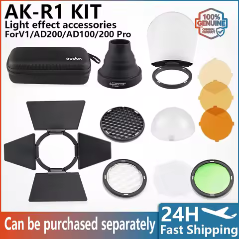 AK‑R1 Accessory Kit Light Modifiers for V1pro V100 Speedlite, Soft Diffuser for AD200 Outdoor Flash 