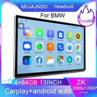 MUJAJNDO 13inch for BMW E39 E53 M5 X5 E46 64GB android15 voice command carplay android auto car ster