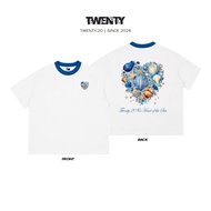 Boxy Twenty.2 T-Shirt - HEART OF THE SEA - 100% Cotton - 280 GSM - TWENTY.20