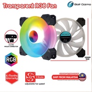 Quiet Transparent Casing RGB Fan Cooler Computer Case PC CPU 120mm 12cm LED Cooling Chassis Desktop Molex 4Pin Silent