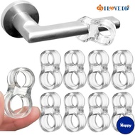 HS Useful Transparent Door Handle Buffer/ Home Doorknob Shockproof Pad/ Wall Furniture Protective Do
