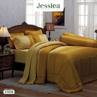 Jessica Cotton Silk Shine C1018 ชุดเครื่องนอน ผ้าปูที่นอน ผ้าห่มนวม เจสสิก้า พิมพ์ลายได้อย่างสวยงาม