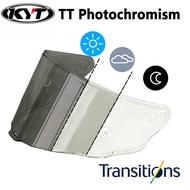 Xuming KYT TT แน่นอน Visor Clear Photochromism Photochromic Visor สำหรับหมวกกันน็อค KYT TT